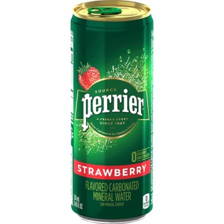 AGUA MINERAL CARBONATADA SABOR A FRESA PERRIER 250 ML