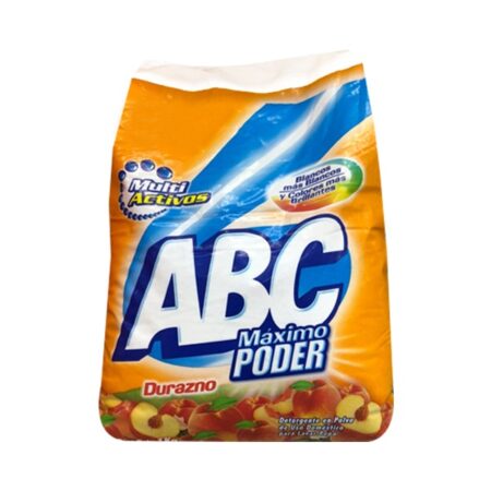 DETERGENTE EN POLVO ABC DURAZNO 1 KG