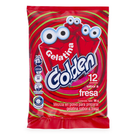 GELATINA SABOR A FRESA GOLDEN 96 G
