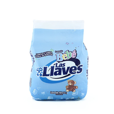 JABON EN POLVO FRAGANCIA A BEBE LAS LLAVES 400 G