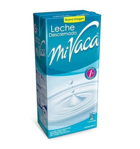 LECHE DESCREMADA MI VACA 1L