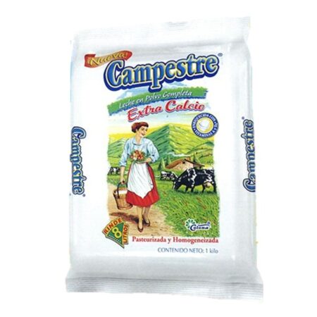 LECHE EN POLVO COMPLETA EXTRA CALCIO CAMPESTRE 1 KG
