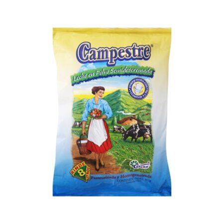 LECHE EN POLVO SEMIDESCREMADA CAMPESTRE 900 G