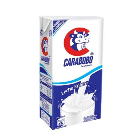 LECHE LIQUIDA ENTERA CARABOBO UHT 1LT