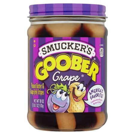 MANTEQUILLA DE MANI CON MERMELADA DE UVA SMUCKER´S 510 G
