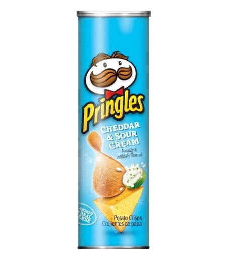 PAPAS PRINGLES CHEDDDAR&SOUR CREMA 158 G