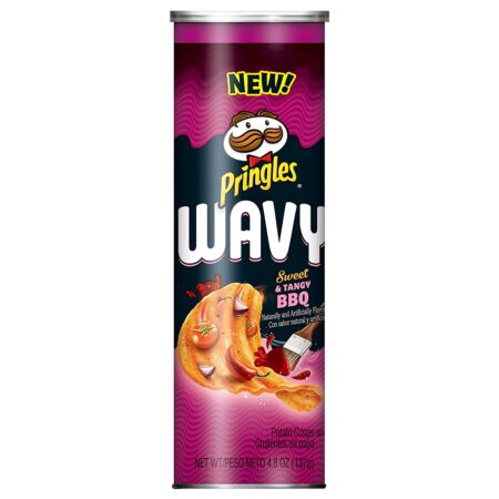PAPAS PRINGLES WAVY BBQ SWEET&TANGY 137G