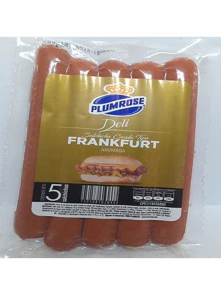 SALCHICHA FRANKFURT PLUMROSE 5 UND