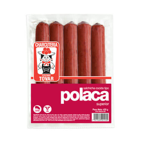 SALCHICHA POLACA TOVAR 420 G