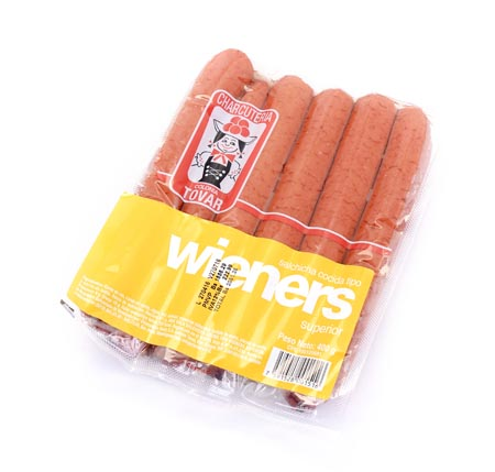 SALCHICHAS WIENERS TOVAR 400 G